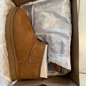 Ultra mini womens chestnut Uggs